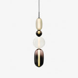 CrystalGlaze Pendelleuchte aus kandiertem Glas | Elegantes Lichtdesign | Dimmbar | Perfekt für Esszimmer & Wohnzimmer