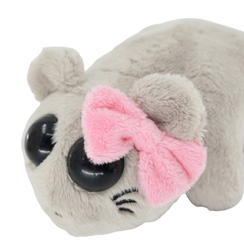 PlushHam Sad Hamster Kuscheltier | Lustiges Meme-Design | Mit oder ohne Sound | Perfekt zum Kuscheln & Verschenken