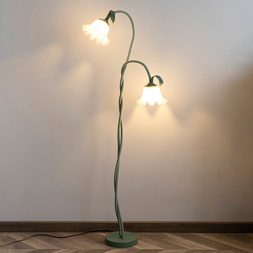FloraGlow Calla Blumen Stehleuchte | Elegantes Design | LED Beleuchtung | Dekorative Innenleuchte