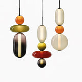 CrystalGlaze Pendelleuchte aus kandiertem Glas | Elegantes Lichtdesign | Dimmbar | Perfekt für Esszimmer & Wohnzimmer