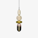 CrystalGlaze Pendelleuchte aus kandiertem Glas | Elegantes Lichtdesign | Dimmbar | Perfekt für Esszimmer & Wohnzimmer