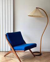 LunaArch Stehleuchte im Caprani Design | LED Beleuchtung | Modernes Holz-Look | Elegante Wohnraum-Deko