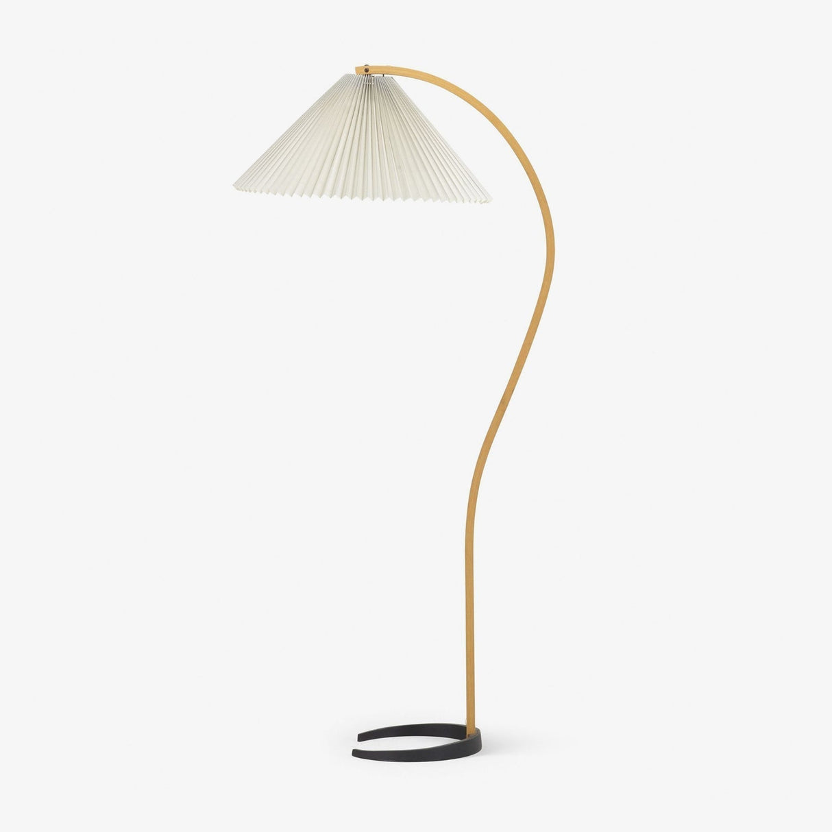 LunaArch Stehleuchte im Caprani Design | LED Beleuchtung | Modernes Holz-Look | Elegante Wohnraum-Deko