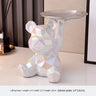 GoldenBear Keramik-Spardose | Vergoldete Bärenfigur mit Ablagefach | Schreibtischdekoration & Organisation