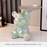 GoldenBear Keramik-Spardose | Vergoldete Bärenfigur mit Ablagefach | Schreibtischdekoration & Organisation