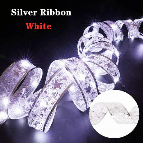 LumiRibbon Weihnachtsband Feenlicht | Weihnachtsdekoration | DIY Lichterband | Deko für Zuhause | 2023 Weihnachten Dekor