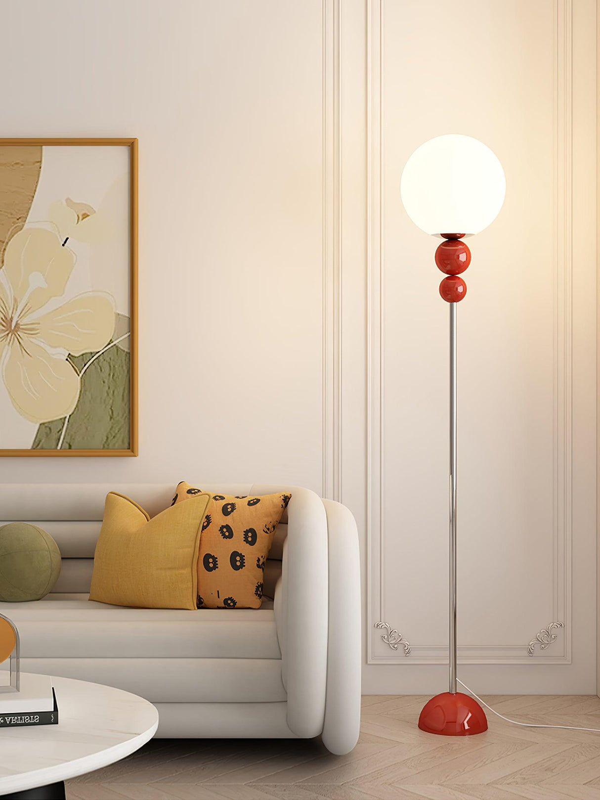 VividGlow Stehleuchte | Modernes LED-Licht | Dimmbar | Stilvolle Beleuchtung für Zuhause