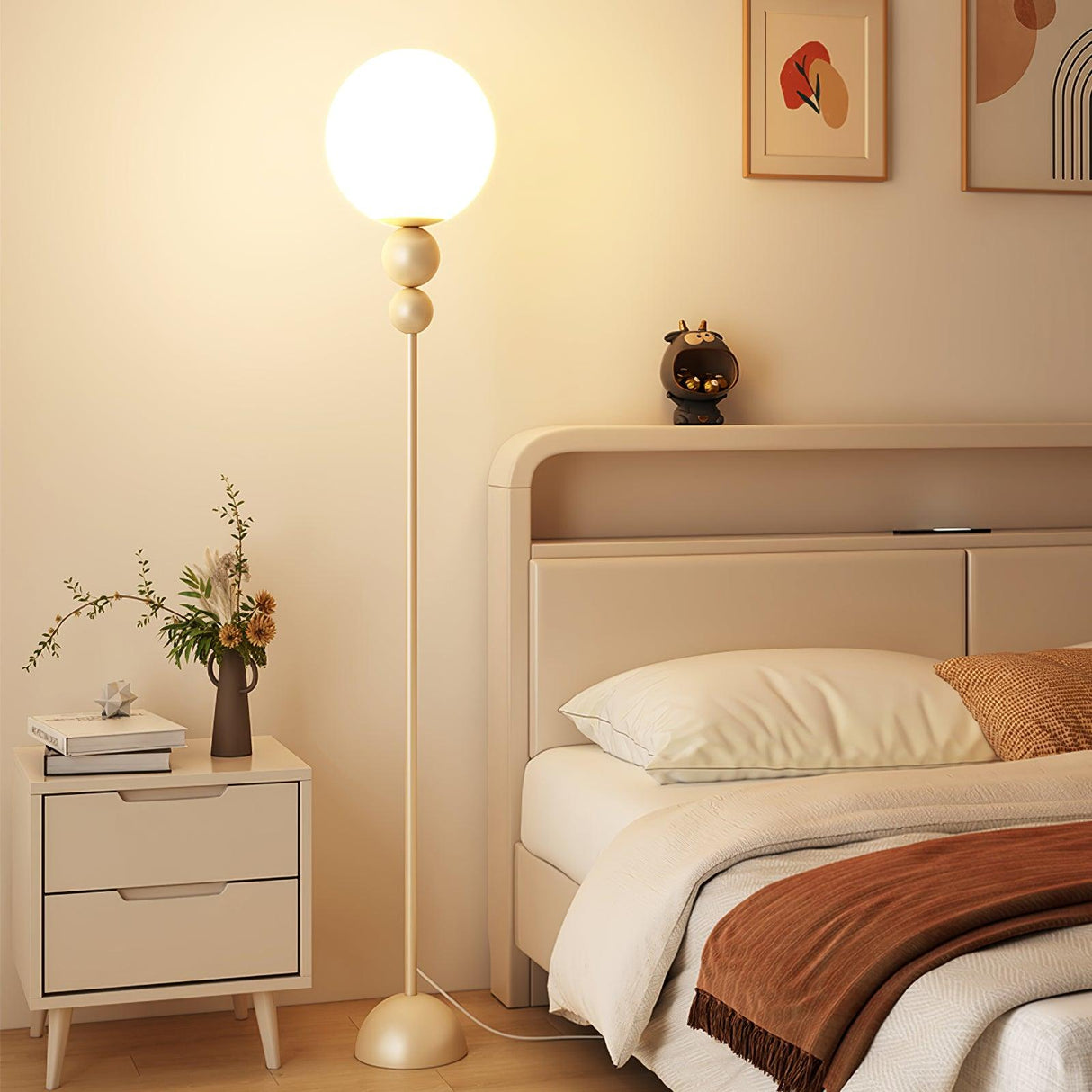 VividGlow Stehleuchte | Modernes LED-Licht | Dimmbar | Stilvolle Beleuchtung für Zuhause