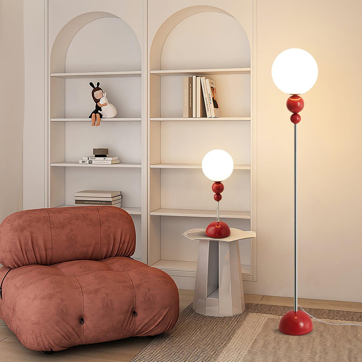 VividGlow Stehleuchte | Modernes LED-Licht | Dimmbar | Stilvolle Beleuchtung für Zuhause