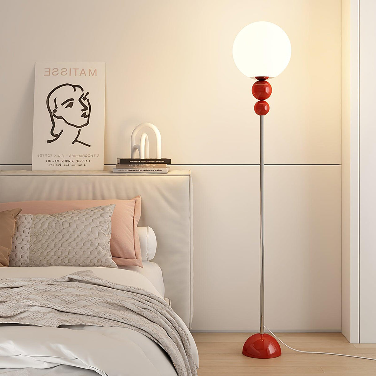 VividGlow Stehleuchte | Modernes LED-Licht | Dimmbar | Stilvolle Beleuchtung für Zuhause