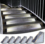 SolarStep LED Außenleuchten | Solarbetriebene Stufenbeleuchtung | Warmweiß & Kaltweiß