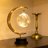 LunarGlow Magische Mondlampe | LED Stimmungslicht | 3D-Druck Design | Dekorative Beleuchtung für Zuhause