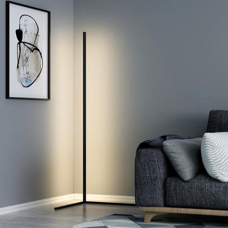 LumiCorner LED Eck-Stehleuchte | Modernes Design | Stimmungslicht | Dimmbar & Platzsparend | Perfekt für Wohnzimmer