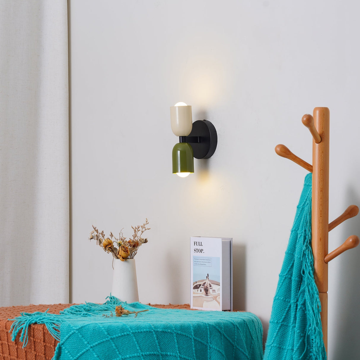 RetroTwine Doppelkopf Wandleuchte | Vintage Design | Kreative Home Deco Beleuchtung