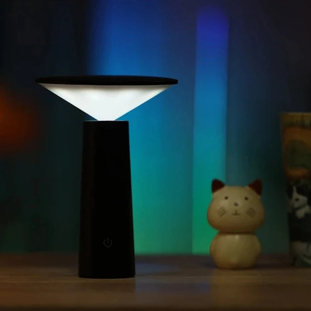 FlexiBright LED Tischlampe für draußen | Einstellbarer Arm | Drehbarer Kopf | Modernes Design | Kabellose Beleuchtung