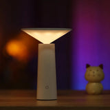 FlexiBright LED Tischlampe für draußen | Einstellbarer Arm | Drehbarer Kopf | Modernes Design | Kabellose Beleuchtung