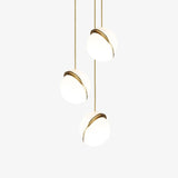 Cresnova Mondsichel Pendelleuchte | Mondförmiges Design | Stimmungsvolle Beleuchtung für Zuhause