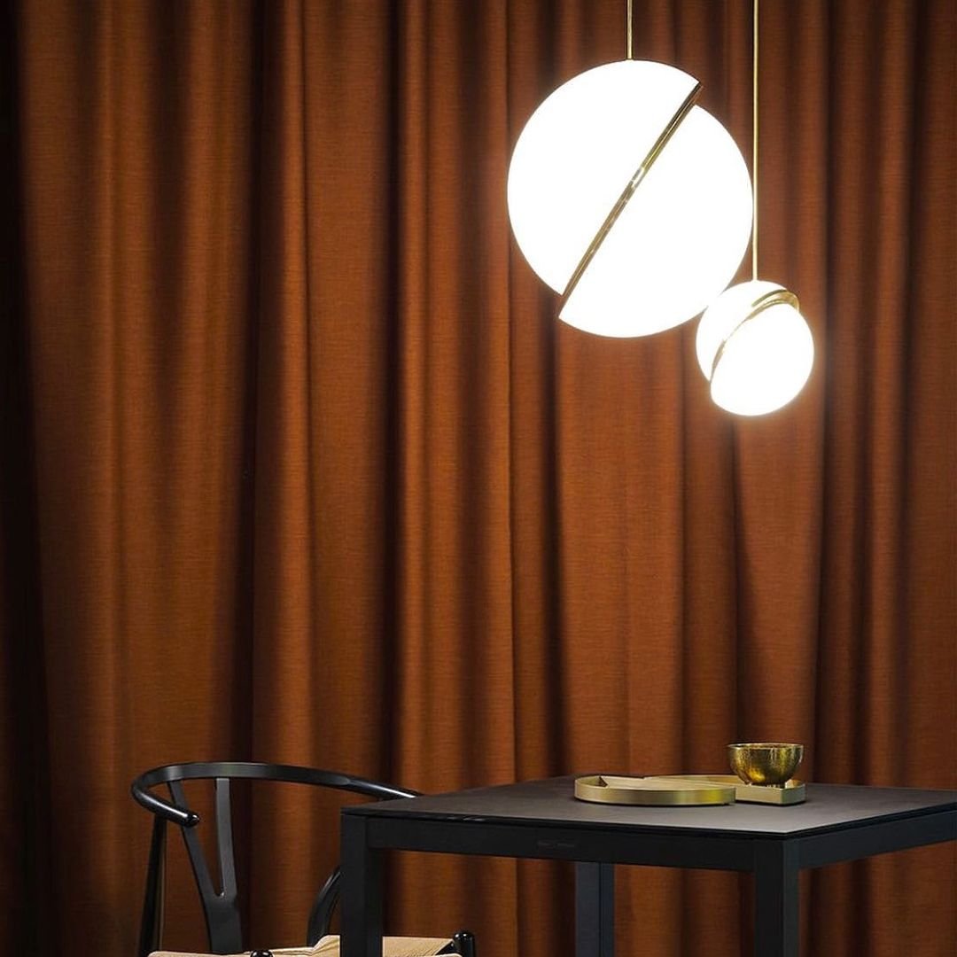 Cresnova Mondsichel Pendelleuchte | Mondförmiges Design | Stimmungsvolle Beleuchtung für Zuhause