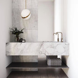 Cresnova Mondsichel Pendelleuchte | Mondförmiges Design | Stimmungsvolle Beleuchtung für Zuhause