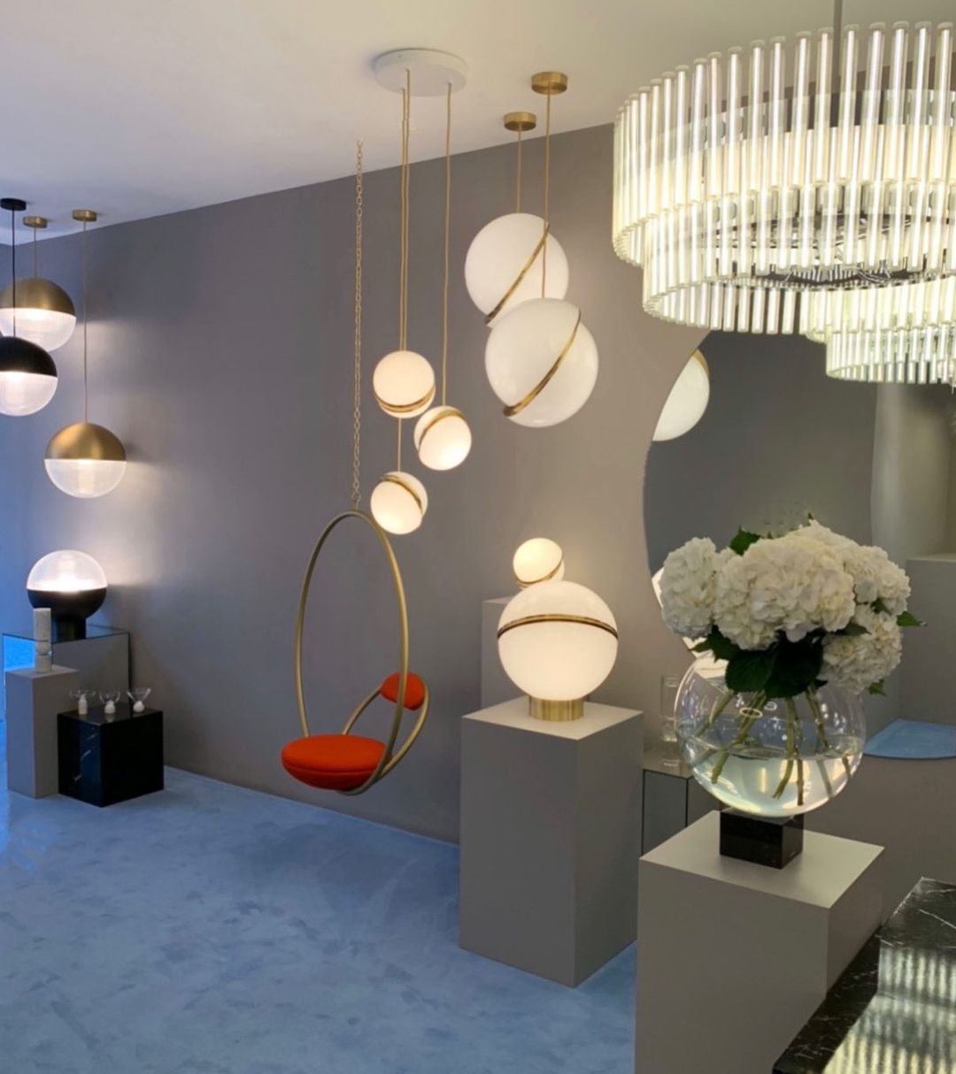 Cresnova Mondsichel Pendelleuchte | Mondförmiges Design | Stimmungsvolle Beleuchtung für Zuhause