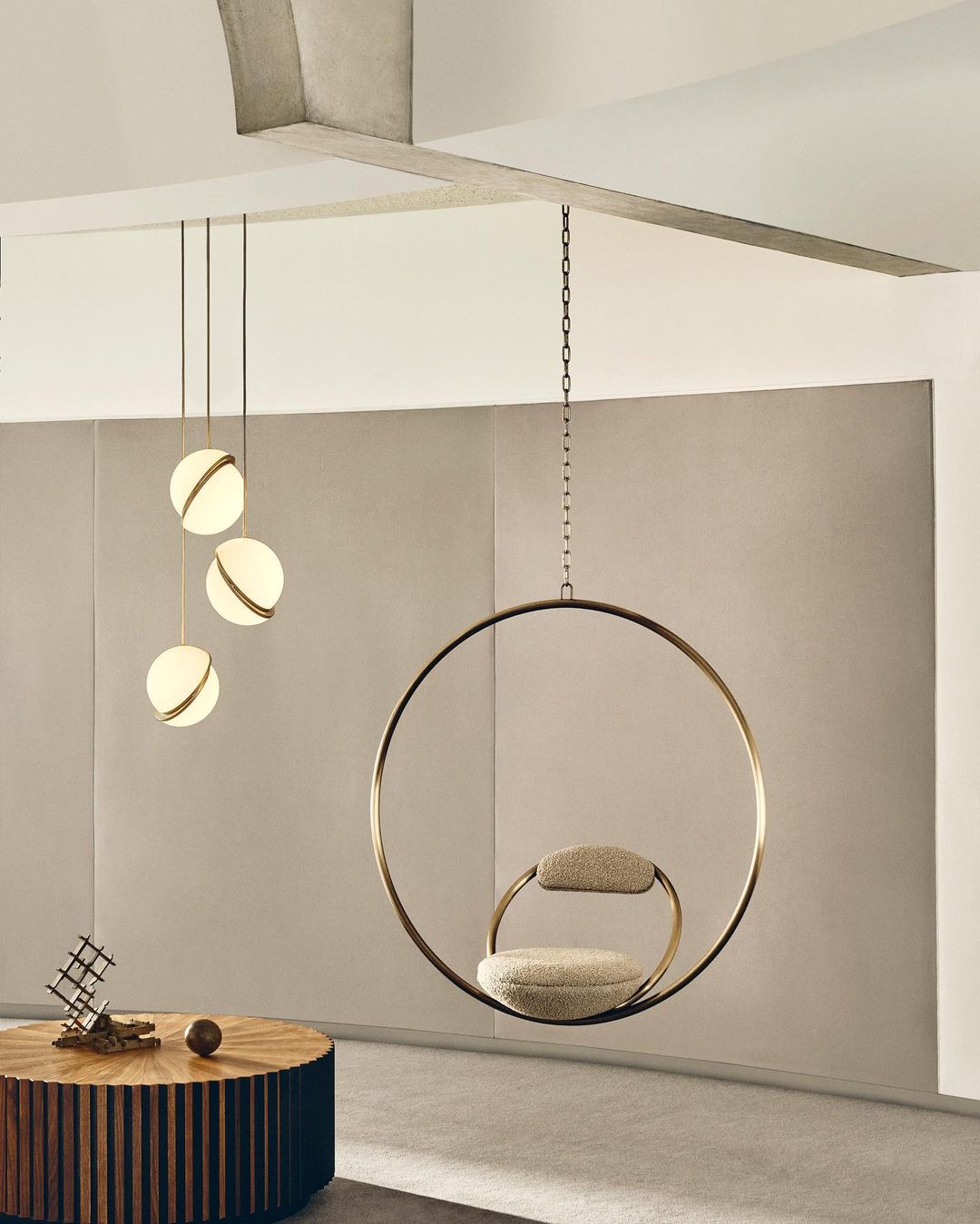 Cresnova Mondsichel Pendelleuchte | Mondförmiges Design | Stimmungsvolle Beleuchtung für Zuhause
