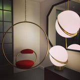 Cresnova Mondsichel Pendelleuchte | Mondförmiges Design | Stimmungsvolle Beleuchtung für Zuhause
