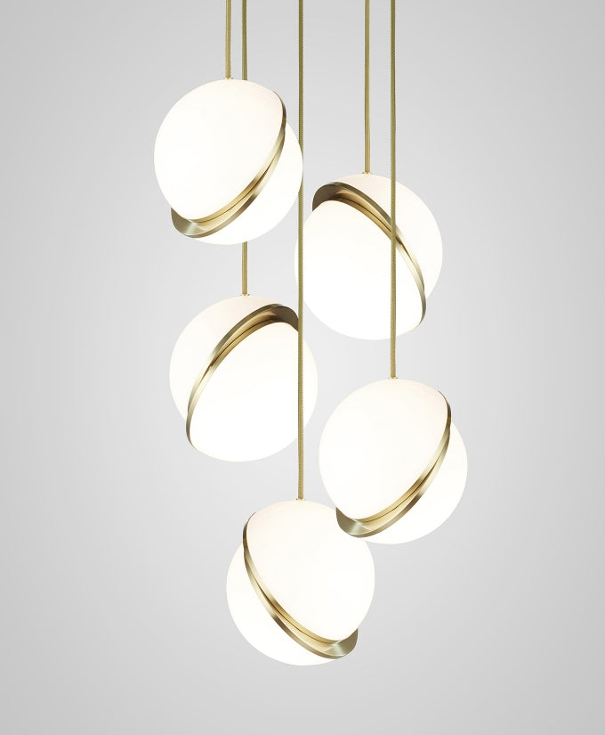 Cresnova Mondsichel Pendelleuchte | Mondförmiges Design | Stimmungsvolle Beleuchtung für Zuhause