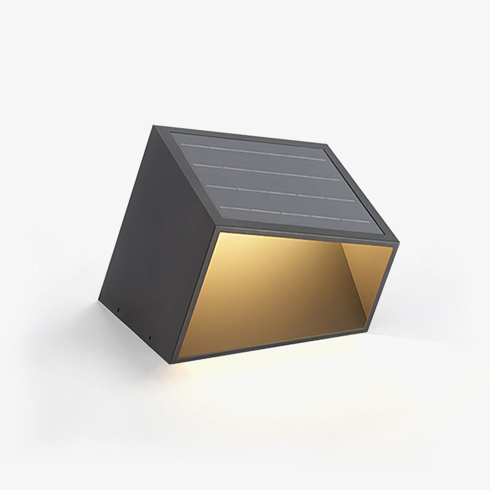 SolaraCube Solar Außenleuchte | LED Gartenbeleuchtung | Wasserdicht | Energiesparend | Dekorative Gartenbeleuchtung für Terrasse & Balkon