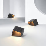 SolaraCube Solar Außenleuchte | LED Gartenbeleuchtung | Wasserdicht | Energiesparend | Dekorative Gartenbeleuchtung für Terrasse & Balkon