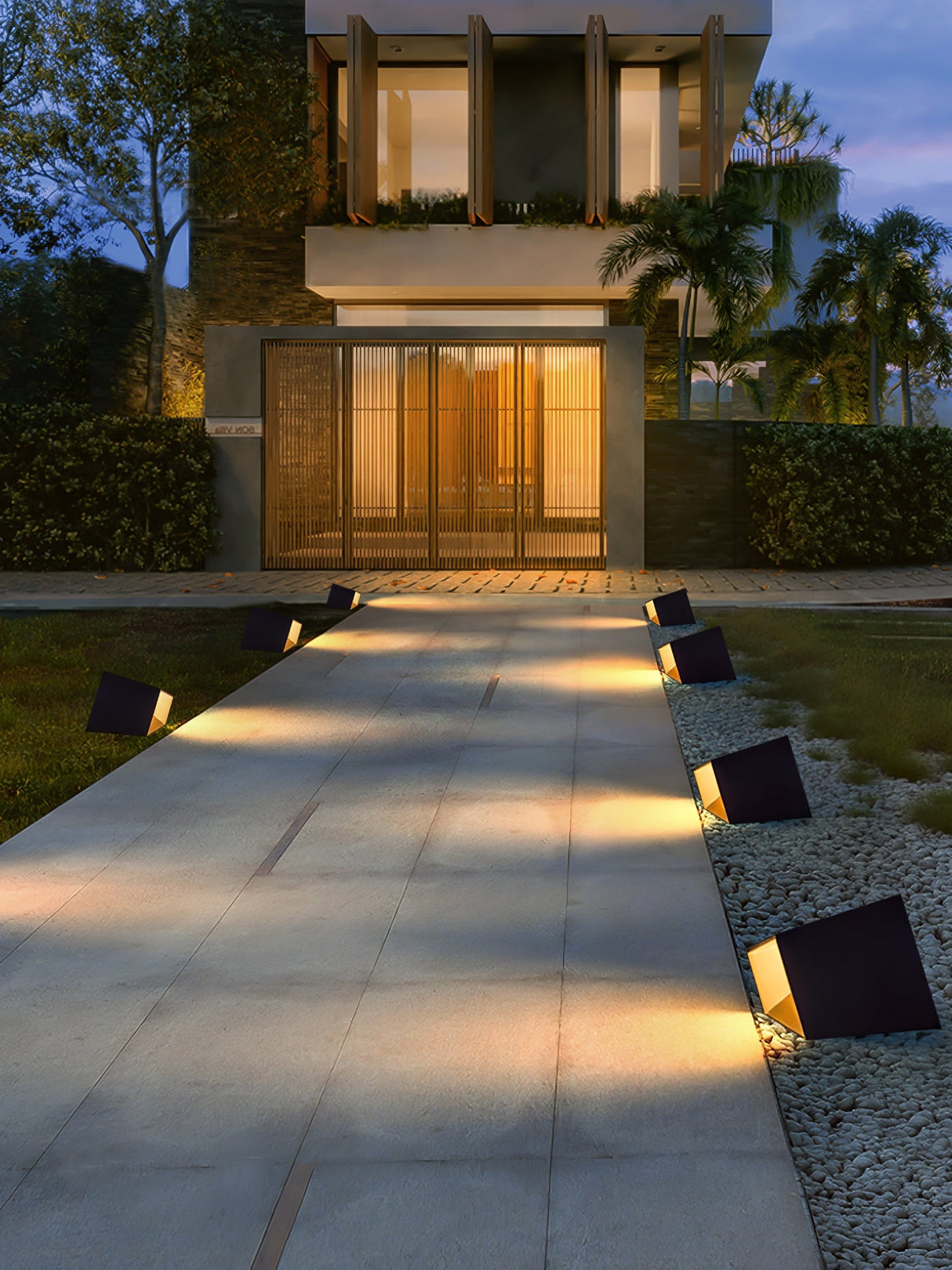 SolaraCube Solar Außenleuchte | LED Gartenbeleuchtung | Wasserdicht | Energiesparend | Dekorative Gartenbeleuchtung für Terrasse & Balkon