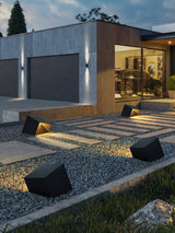 SolaraCube Solar Außenleuchte | LED Gartenbeleuchtung | Wasserdicht | Energiesparend | Dekorative Gartenbeleuchtung für Terrasse & Balkon