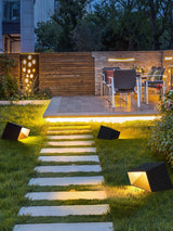 SolaraCube Solar Außenleuchte | LED Gartenbeleuchtung | Wasserdicht | Energiesparend | Dekorative Gartenbeleuchtung für Terrasse & Balkon