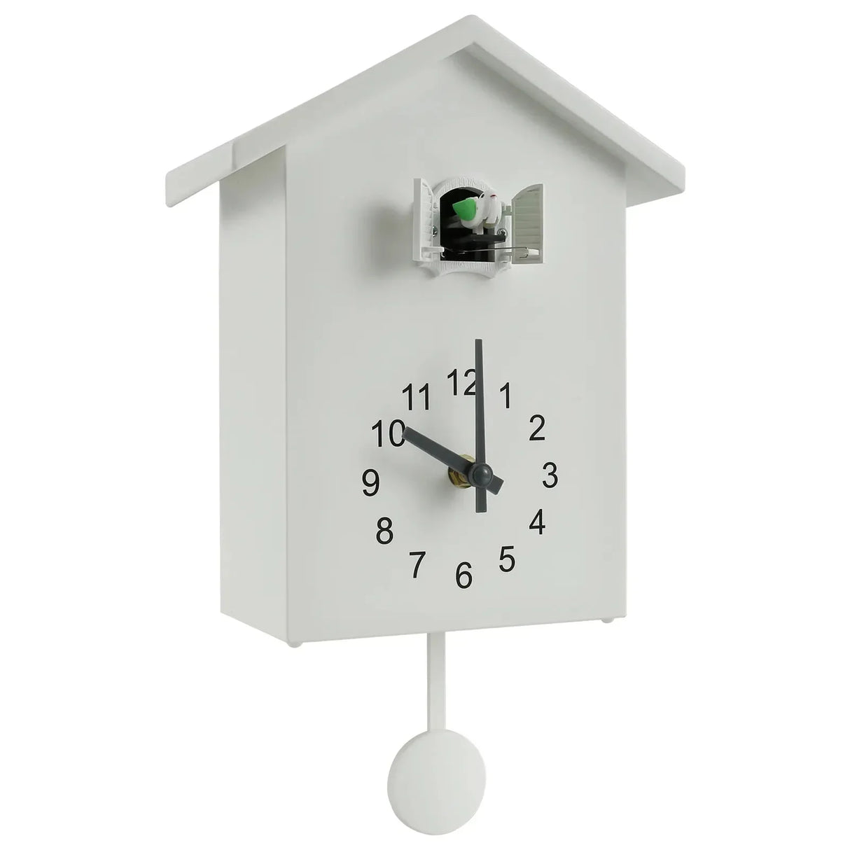 CuckooCharm Kuckucksuhr | Batteriebetrieben | Pendel & Vogelhaus Design | Dekoration für Wohnzimmer & Küche