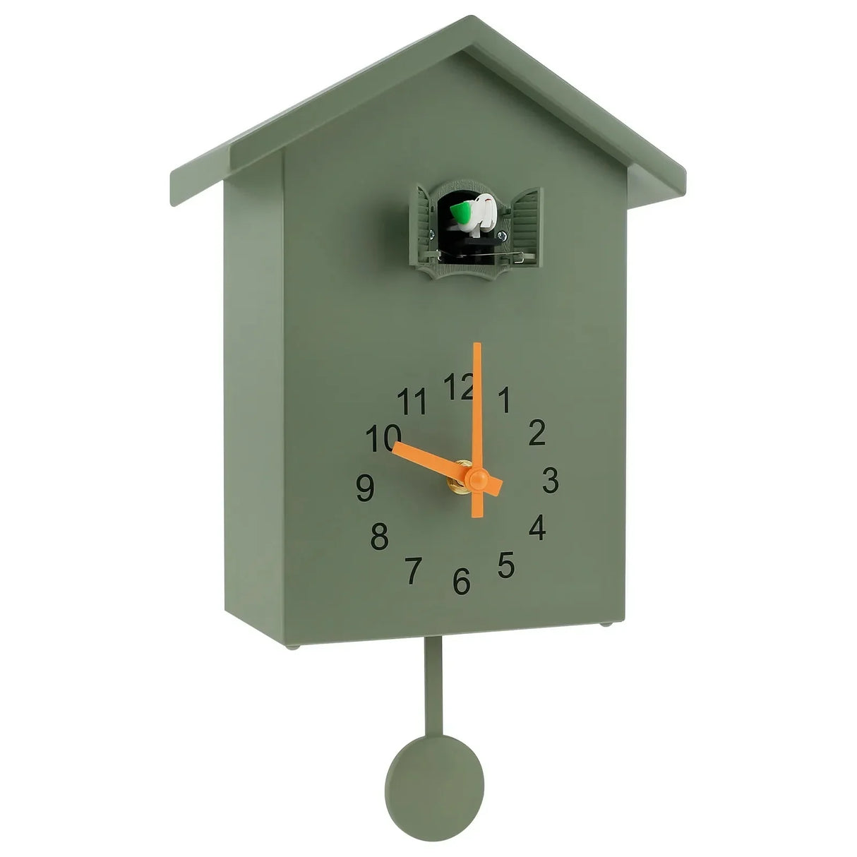 CuckooCharm Kuckucksuhr | Batteriebetrieben | Pendel & Vogelhaus Design | Dekoration für Wohnzimmer & Küche
