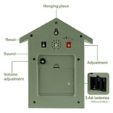 CuckooCharm Kuckucksuhr | Batteriebetrieben | Pendel & Vogelhaus Design | Dekoration für Wohnzimmer & Küche