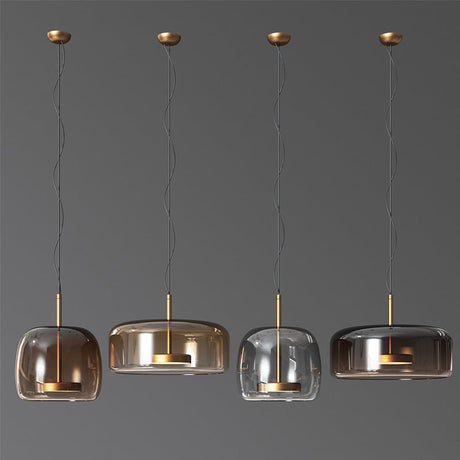 LuminVivo Hotel Glas Pendelleuchte | Modernes Design | Dimmbares LED-Licht