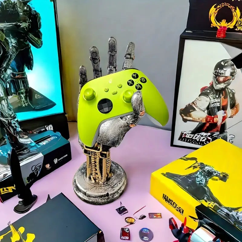 CyberGrip Sci-Fi Controller Halterung | Gaming Zubehör | Cyberpunk Design | Praktischer Controller Stand