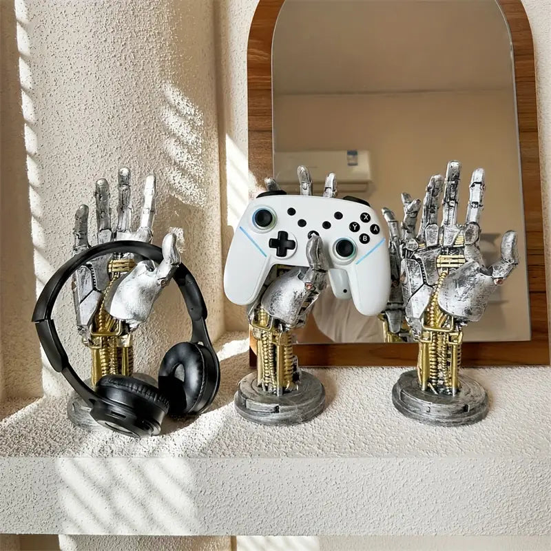 CyberGrip Sci-Fi Controller Halterung | Gaming Zubehör | Cyberpunk Design | Praktischer Controller Stand