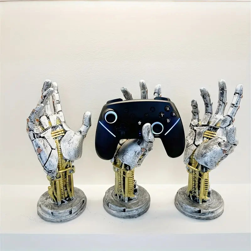 CyberGrip Sci-Fi Controller Halterung | Gaming Zubehör | Cyberpunk Design | Praktischer Controller Stand