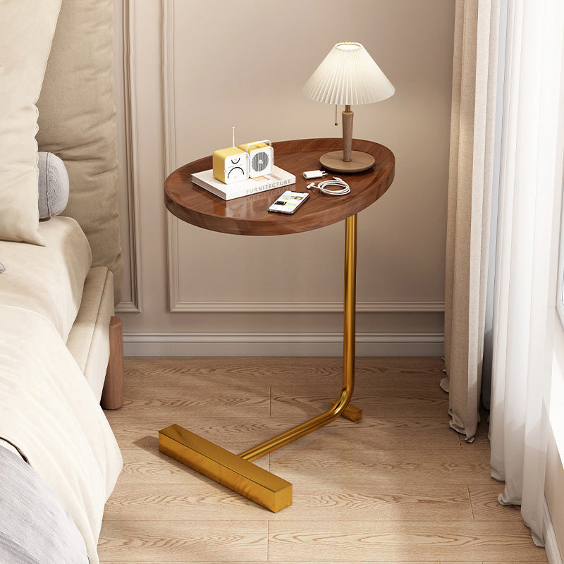 UrbanEdge Rechteckiger Beistelltisch | Beweglich | MDF & Eisen | 1 Ablage | Modernes Design für Wohnzimmer