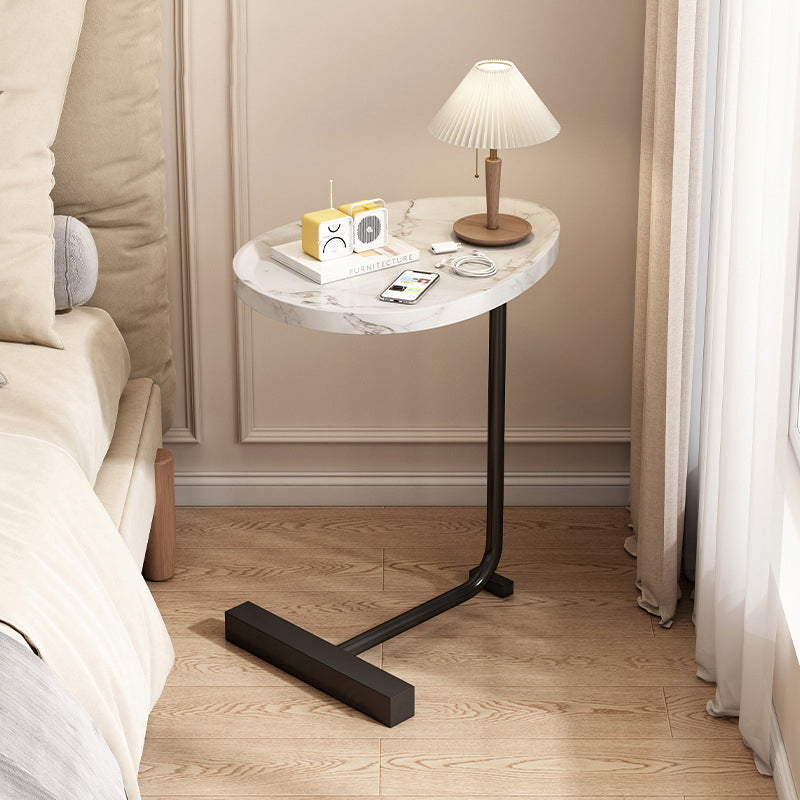 UrbanEdge Rechteckiger Beistelltisch | Beweglich | MDF & Eisen | 1 Ablage | Modernes Design für Wohnzimmer
