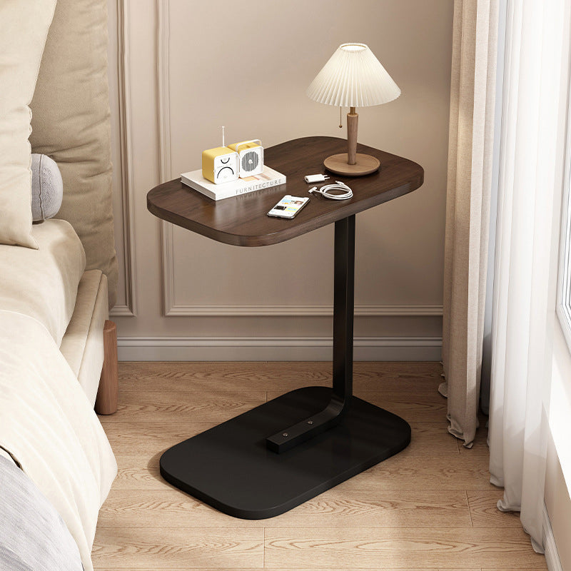 UrbanEdge Rechteckiger Beistelltisch | Beweglich | MDF & Eisen | 1 Ablage | Modernes Design für Wohnzimmer