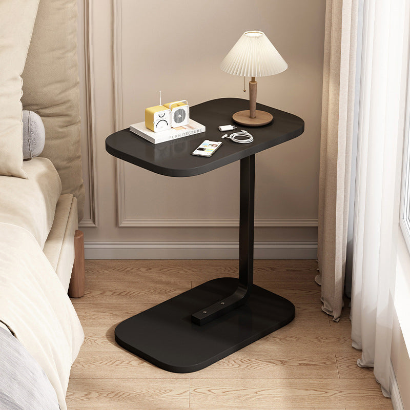 UrbanEdge Rechteckiger Beistelltisch | Beweglich | MDF & Eisen | 1 Ablage | Modernes Design für Wohnzimmer