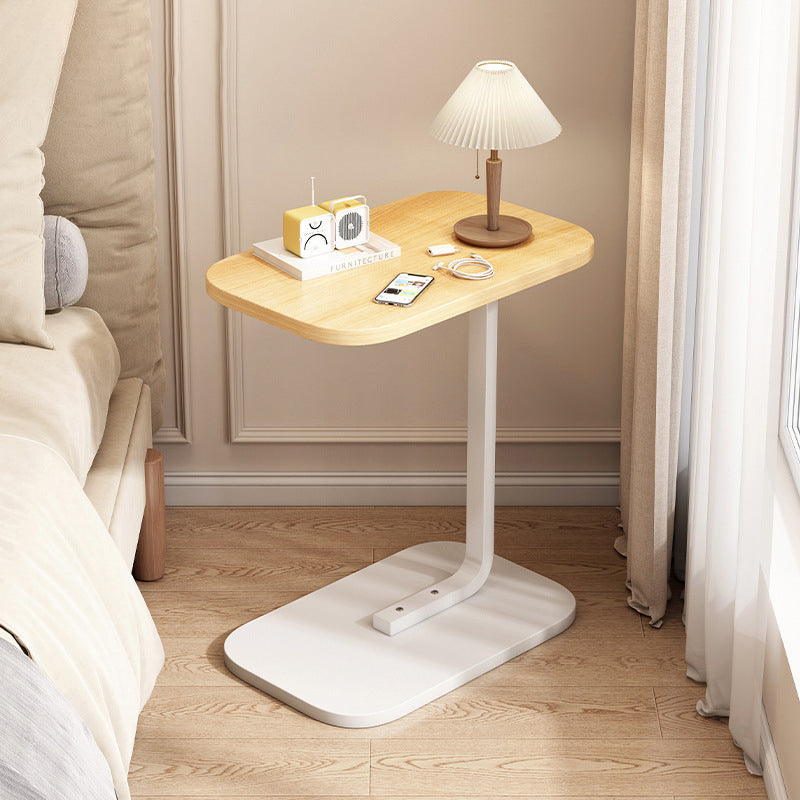 UrbanEdge Rechteckiger Beistelltisch | Beweglich | MDF & Eisen | 1 Ablage | Modernes Design für Wohnzimmer