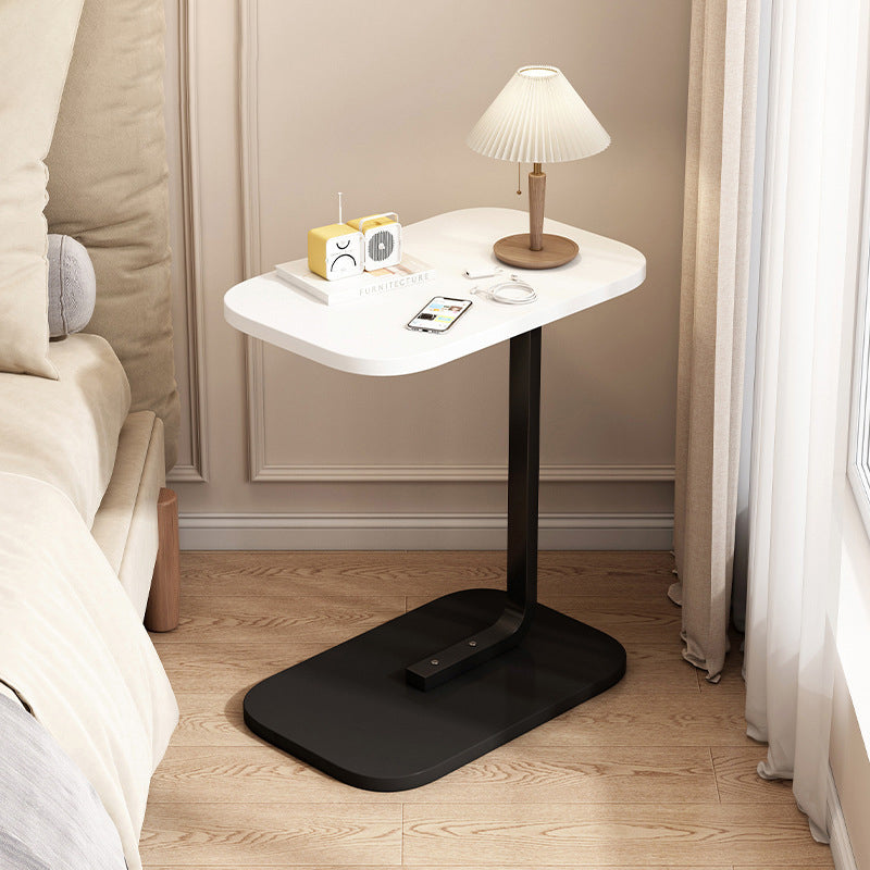 UrbanEdge Rechteckiger Beistelltisch | Beweglich | MDF & Eisen | 1 Ablage | Modernes Design für Wohnzimmer