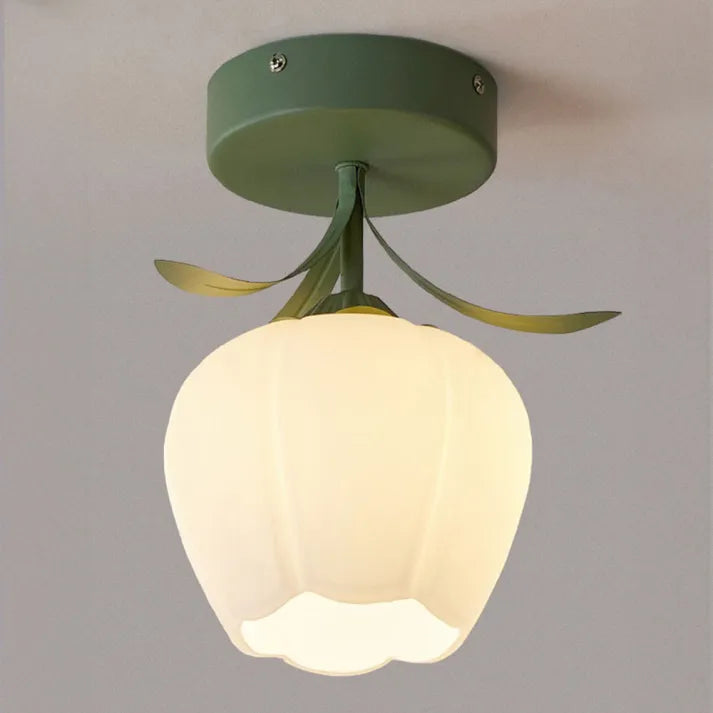 FleurTiffany Französische Tiffany-Deckenleuchte | Blumenmuster | Elegantes Jugendstil-Design für Ihr Zuhause