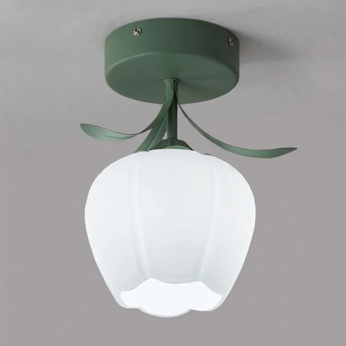 FleurTiffany Französische Tiffany-Deckenleuchte | Blumenmuster | Elegantes Jugendstil-Design für Ihr Zuhause