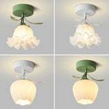 FleurTiffany Französische Tiffany-Deckenleuchte | Blumenmuster | Elegantes Jugendstil-Design für Ihr Zuhause