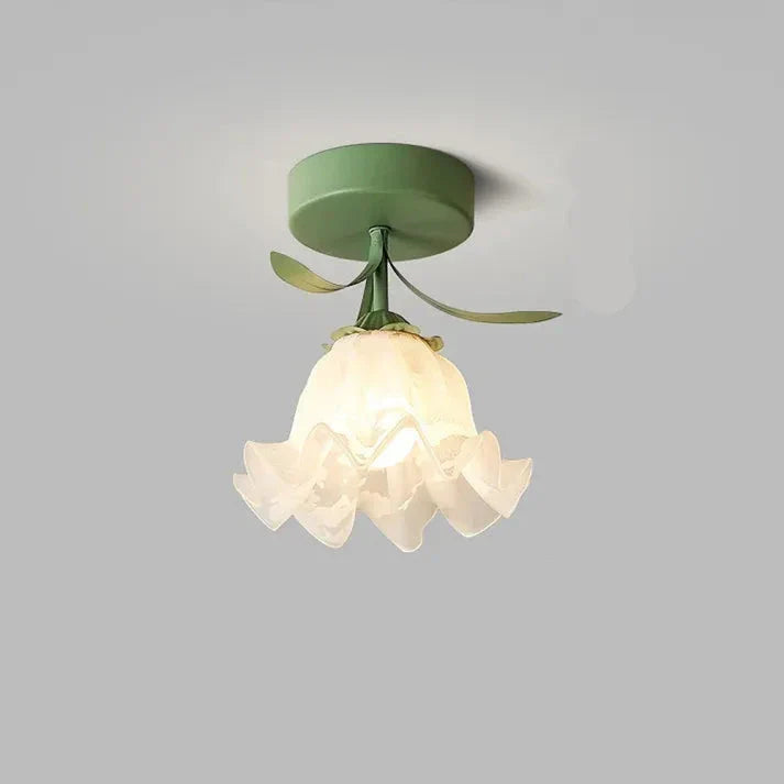 FleurTiffany Französische Tiffany-Deckenleuchte | Blumenmuster | Elegantes Jugendstil-Design für Ihr Zuhause