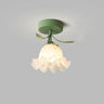 FleurTiffany Französische Tiffany-Deckenleuchte | Blumenmuster | Elegantes Jugendstil-Design für Ihr Zuhause